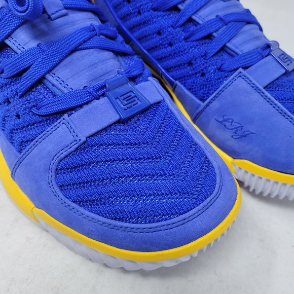 Nike Lebron XVI 16 SB SuperBron Racer Blue Varsity Red Maize White CD245… - Picture 9 of 16